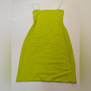 Meshki Green Contour Silky Soft and High Stretch Mini Dress-S